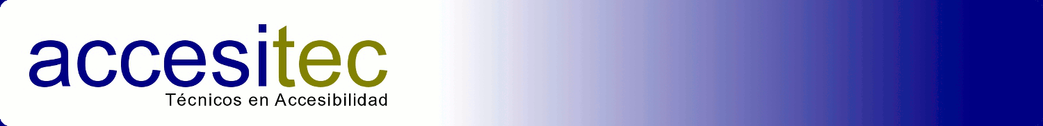 accesitec. T&eacute;cnicos en Accesibilidad